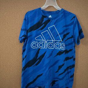 Adidas Blue Tee Shirt Size Youth LG(14-16)